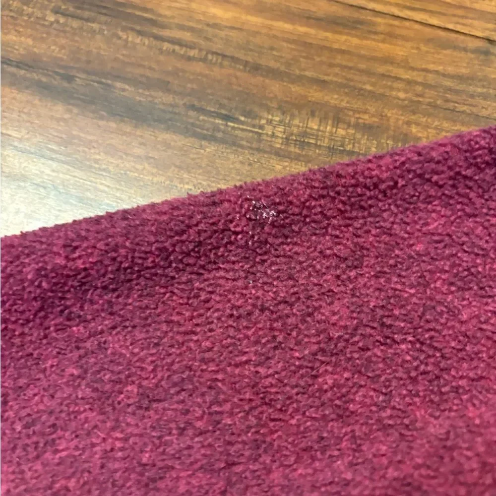 Columbia maroon/purple fleece zip up jacket